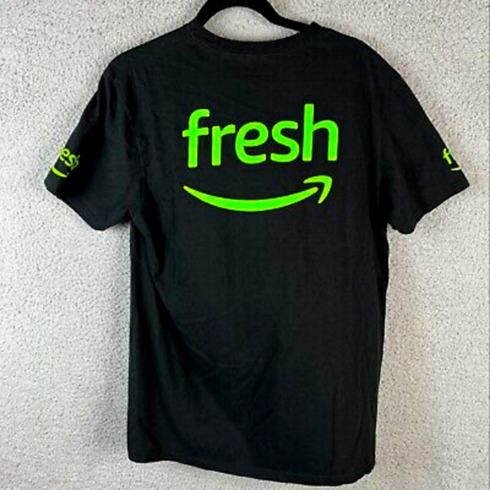 black short sleeve Amazon fresh t-shirt Or 1 Long Sleeve